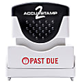 ACCU-STAMP2® Pre-Ink Message Stamp, "Past Due", Red