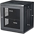 StarTech.com Wallmount Server Rack Cabinet - Hinged Enclosure - Wallmount Network Cabinet - Up to 17 in. Deep - RK12WALHM 1 thumbnail image