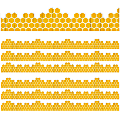 Eureka School Extra-Wide Deco Trim, The Hive Honeycomb, 37’ Per Pack, Set Of 6 Packs 1 thumbnail image