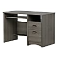 South Shore Gascony 46"W Computer Desk With Keyboard Tray, Gray Maple 1 thumbnail image