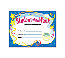 Trend Student of The Week Award Certificate - "Student of the Week" - 8.5" x 11" - 30 / Pack