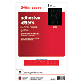 Stick-On Vinyl Letters, Helvetica, Black, 6" 1 thumbnail image