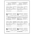 W-2 Wage And Tax Statement, Four Corner Style, Employer's Copies Cut Sheet 30% Recycled Laser Forms, Pack Of 50 1 thumbnail image