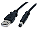 StarTech.com 2m USB to Type M Barrel Cable - USB to 5.5mm 5V DC Cable - USB to Barrel Jack 5V DC Plug (USB2TYPEM2M) - USB2TYPEM2M 1 thumbnail image