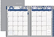 i.e.™ Monthly Academic Planner, 8" x 11", 30% Recycled, Gray, July 2014-June 2015