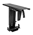 Mount-It! MI-7156 Adjustable Under-Desk Computer Mount, 20"H x 8"W x 6.8"D, Black 1 thumbnail image