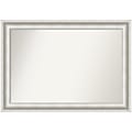 Amanti Art Non-Beveled Rectangle Framed Bathroom Wall Mirror, 29-1/2” x 41-1/2”, Parlor White 1 thumbnail image