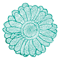 Amscan Spring Floral Pressed Vinyl Place Mats, 15-5/16", Blue, Pack Of 4 Mats 1 thumbnail image