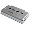 StarTech.com 4-to-1 USB 2.0 Peripheral Sharing Switch - Quickly and easily share a USB 2.0 device between four different computers - 4-to-1 USB 2.0 Peripheral Sharing Switch / USB Switch Box / USB 2.0 Data Switch / USB Device Sharing
