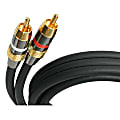 StarTech.com StarTech.com Premium Audio Cable - 30ft - 2 x RCA, 2 x RCA - Audio Cable External - Black - 30 ft - 1 x RCA Male Audio - 1 x RCA Male Audio - Black