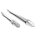 Martha Stewart Stainless Steel Tongs, Silver, Set Of 2 1 thumbnail image