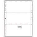 1099 Blank Pressure Seal Forms, Z Fold, Cut Sheet, Blank Front And Back, Pack Of 500 1 thumbnail image