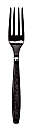 Sweetheart Heavyweight Plastic Forks, Black, Pack Of 1,000 1 thumbnail image