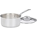 Cuisinart Chef's Classic Saucepan - Dishwasher Safe - 2 quart - 2nd Saucepan 3rd Saucepan - Stainless Steel Body - Stainless Steel Handle