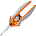 Fiskars® Easy Action Micro-Tip Scissors, 5", Pointed, Gray