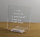 Russell & Hazel Dry-Erase Acrylic Memo Board, 12”H x 12”W x 6-1/2”D, Clear 1 thumbnail image