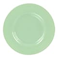 Martha Stewart Glass Serving Platter, 1"H x 13”W x 13"D, Jade Green 1 thumbnail image