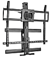 Mount-It! MI-373 Height-Adjustable Fireplace TV Mount For Screens 50 - 100", 16”H x 27-1/2”W x 6-1/2”D, Black 1 thumbnail image