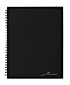 Office Depot® Brand Wirebound Business Notebook, 7-1/4" x 9-1/2", 1 Subject, Narrow Ruled, 80 Sheets, Black 1 thumbnail image
