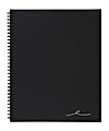 Office Depot® Brand Wirebound Business Notebook, 8-7/8" x 11", 1 Subject, Narrow Ruled, 80 Sheets, Black 1 thumbnail image