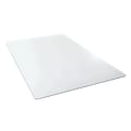 Mammoth Office Products APET Office Chair Mat For Hard Floors, 36” x 48”, Clear