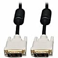 Ergotron 10-ft. DVI Dual-Link Monitor Cable - 10 ft DVI Video Cable for Video Device, Monitor - First End: 1 x DVI-D (Dual-Link) Digital Video - Male - Second End: 1 x DVI-D (Dual-Link) Digital Video - Male - Shielding - Gold Plated Contact - Black