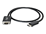 C2G 6ft DisplayPort to VGA Adapter Cable - M/M - DisplayPort/VGA  - 54332 1 thumbnail image