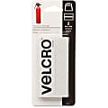VELCRO® Brand VELCRO Brand Heavy-duty Hook Fasteners - 2" Width x 4" Length - Self-adhesive - 2 / Pack - White