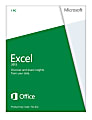 Microsoft® Office Excel® 2013, English Version, Product Key