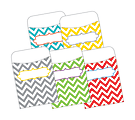 Barker Creek Peel & Stick Library Pockets, 3 1/2" x 5 1/8", Chevron Beautiful, Pack Of 30 1 thumbnail image