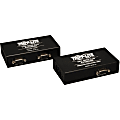 Tripp Lite VGA over Cat5/Cat6 Video Extender Receiver Repeater 1920x1440 1000' TAA - 1 Input Device - 2 Output Device - 2000 ft Range - 3 x Network (RJ-45) - 1 x VGA In - 2 x VGA Out - XGA - 1024 x 768 - Twisted Pair - Category 6 - TAA Compliant 1 thumbnail image