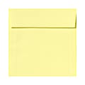 LUX Square Envelopes, 7 1/2" x 7 1/2", Gummed SealLemonade Yellow, Pack Of 50 1 thumbnail image