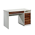 Sauder® Vista Key 48"W Single-Pedestal Computer Desk, Pearl Oak/Blaze Acacia 1 thumbnail image