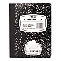 Mead® Journal Composition Book, 7 1/2" x 9 3/4", Wide Ruled, 50 Sheets, Black Marble 1 thumbnail image