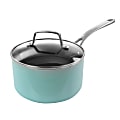 Martha Stewart Aluminum Saucepan, 3.5 Quart, Turquoise 1 thumbnail image