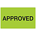 Tape Logic® Preprinted Special Handling Labels, DL1154, Approved, Rectangle, 3" x 5", Fluorescent Green, Roll Of 500 1 thumbnail image