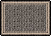 Flagship Carpets Double-Border Rectangular Rug, 72" x 100", Gray 1 thumbnail image