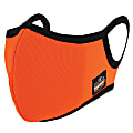 Ergodyne Skullerz 8802F(x) Contoured Face Cover Mask With Filter, Large/X-Large, Orange 1 thumbnail image