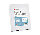 MACO® Shipping Labels For Laser/Inkjet Printers, MACML1000B, Rectangle, 2" x 4", White, Box Of 2,500 1 thumbnail image