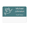 Custom Engraved Plastic Name Pocket Badge/Tag, 1 1/4" x 3" 1 thumbnail image