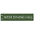 Custom Engraved Plastic Extended Wall Signs, 2" x 10" 1 thumbnail image