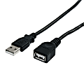 StarTech.com 3 ft Black USB 2.0 Extension Cable A to A - M/F - Extends the length of your current USB device cable by 3 feet - 3 ft usb a to a extension cable - 3ft usb a male to a female cable - 3ft usb 2.0 extension cord