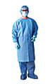 Medline AAMI Level 3 Isolation Gowns, X-Large, Blue, Case Of 50 1 thumbnail image