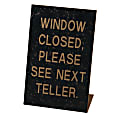 Custom Engraved Plastic L-Shaped Pedestal Sign, 10" x 8" 1 thumbnail image