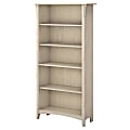 Bush Business Furniture Salinas 63"H 5-Shelf Bookcase, Antique White, Standard Delivery 1 thumbnail image