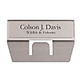 Custom Engraved Metal Rectangle Pocket Name Badge/Tag, 3/4" x 2-3/4" 1 thumbnail image