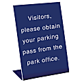 Custom Engraved Plastic L-Shaped Pedestal Sign, 12" x 10" 1 thumbnail image