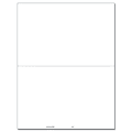 ComplyRight W-2 Inkjet/Laser Blank Tax Forms, Blank Center-Perforated Without Instructions, 2-Up, 8 1/2" x 11", Pack Of 50 Forms