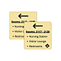 Custom Create Your Own Engraved Plastic Wall Sign & Name Plate, Square Or Round Corner, 8" x 8" 1 thumbnail image