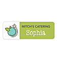 Custom Printed Full Color Rectangle Name Badge/Tag, Round Or Square Corners, 1" x 3" 1 thumbnail image